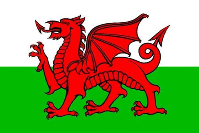 bandera de Gales