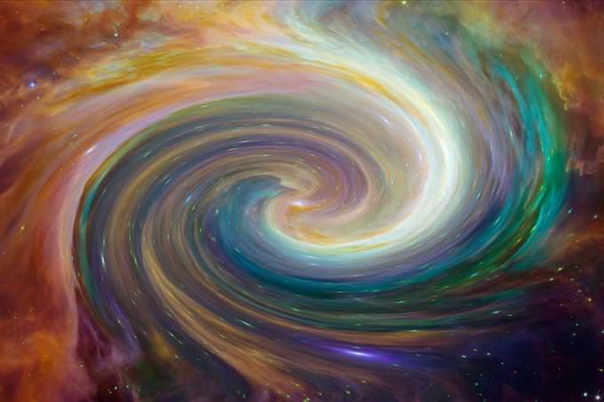 swirling vortex