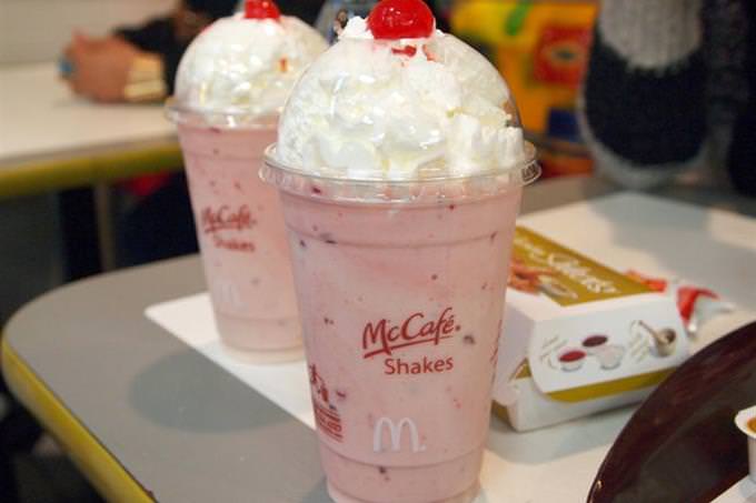 McDonald's Triple Thick Strawberry Milkshake
