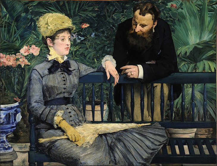 Arte Impresionista De Édouard Manet En el Conservatorio, 1879