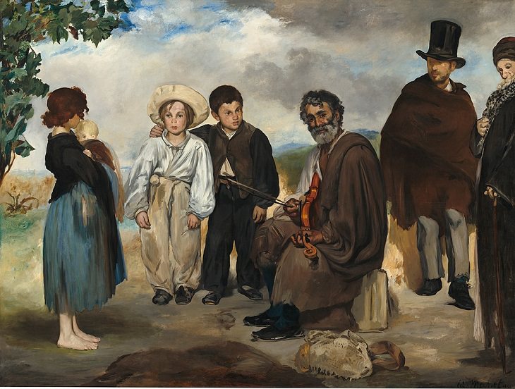Arte Impresionista De Édouard Manet El viejo músico, 1862