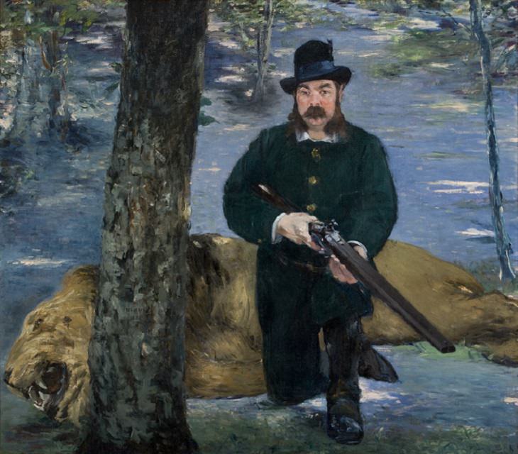 Arte Impresionista De Édouard Manet Retrato de Monsieur Pertuiset, el cazador de leones, 1881