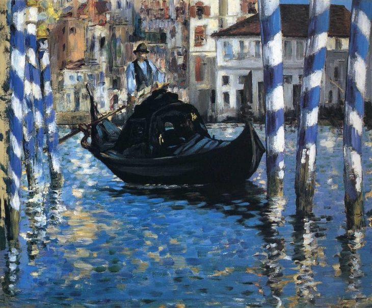 Arte Impresionista De Édouard Manet Claude El Gran Canal de Venecia (Venecia azul), 1875