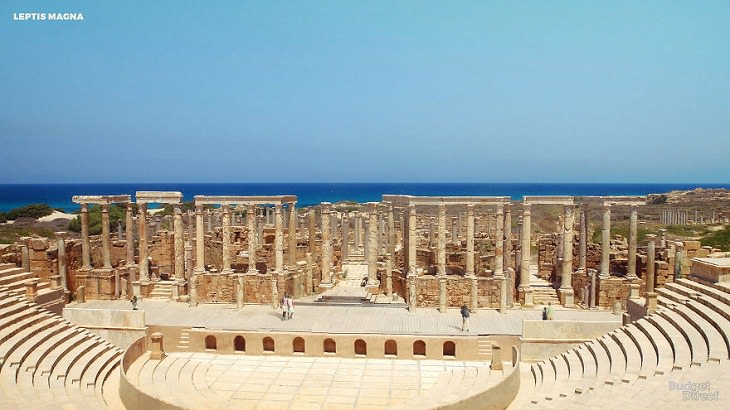 5 Ruinas Antiguas Reconstruidas Con La Tecnología Moderna Leptis Magna (Distrito de Khoms, Libia)