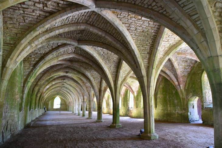 10 Bellos Sitios Patrimonio De La Humanidad En Inglaterra Abadía de las Fuentes por dentro