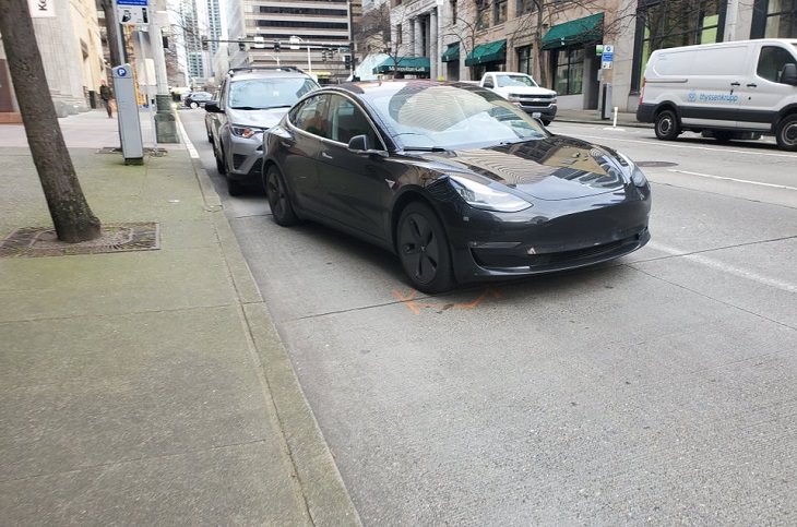 12. El hecho de que tenga un Tesla no significa que sepa cómo estacionarse en paralelo.