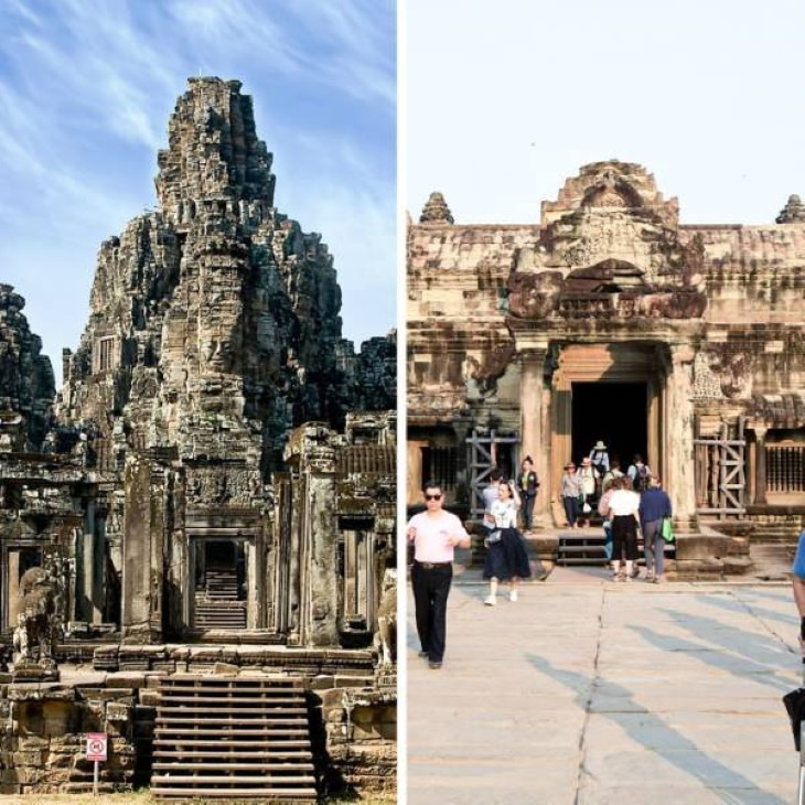 Expectativas Vs. Realidad Complejo de templos de Angkor Wat, Camboya