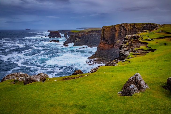 Lugares Intactos De La Tierra Islas Shetland, Escocia