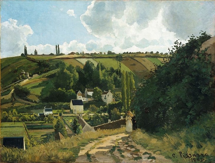 Arte de Camille Pissarro Colina Jalais, Pontoise, 1867