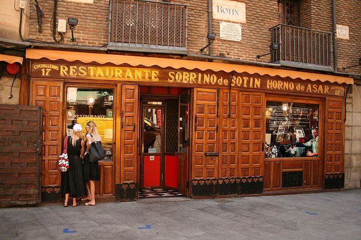 Hechos Mundiales Restaurante Sobrino de Botin en Madrid