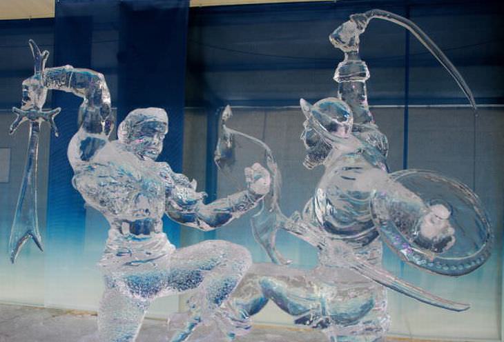 estatuas de hielo