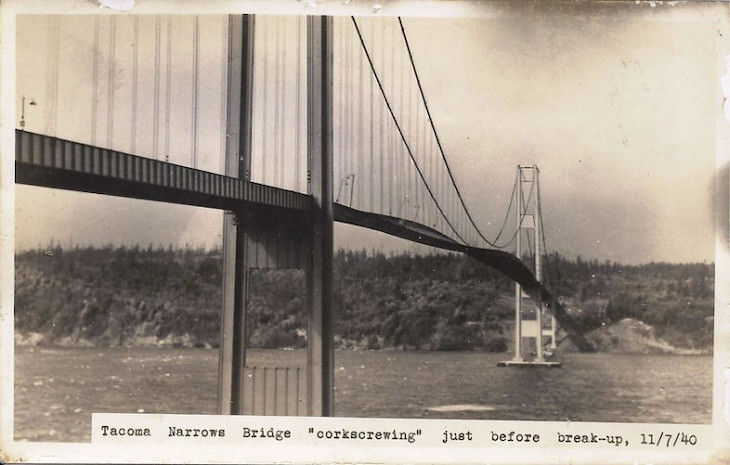  4. El colapso del puente estrecho de Tacoma