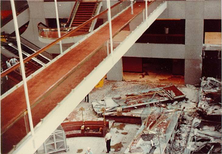 10. El colapso de la pasarela en el hotel Hyatt Regency