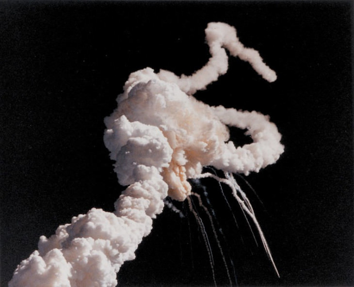6. El desastre del transbordador espacial Challenger