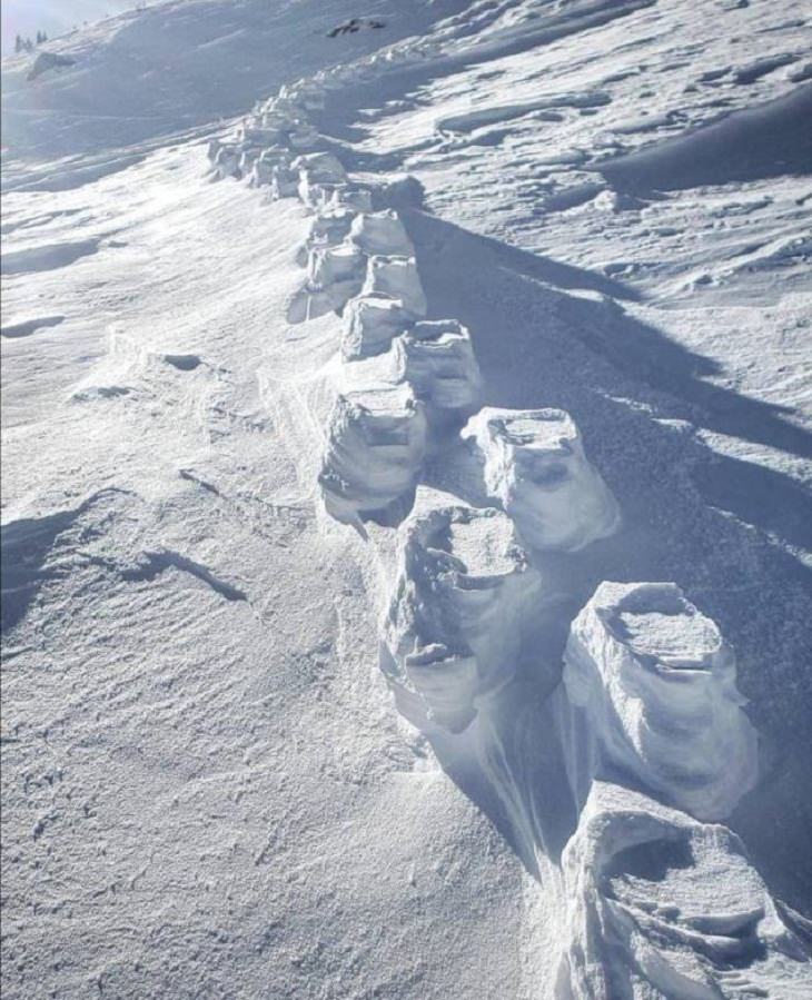 Fotos Belleza De La Naturaleza formaciones de nieve