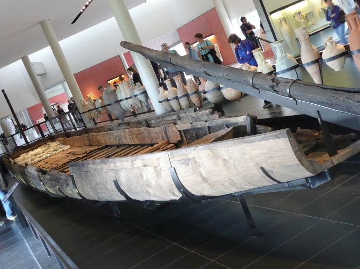 Barcos Antiguos Encontrados Arles Rhône 3 (siglo I d. C.)