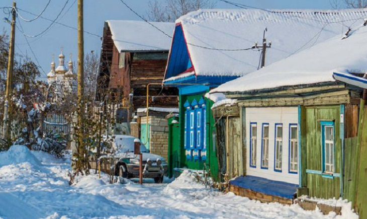 Temporada De Invierno Los encantadores colores del invierno en la ciudad de Novosibirsk