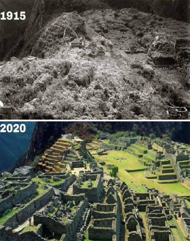Machu Picchu, Perú - 1915 y 2020