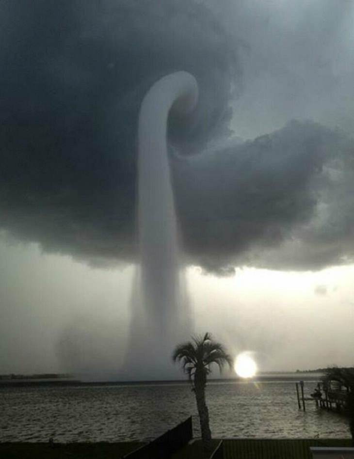 fotos de grandes cosas, Tromba de agua en  Florida