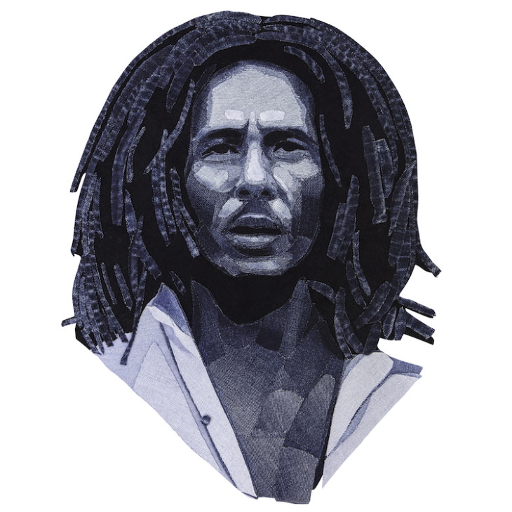 Retratos De Mezclilla De Ian Berry Bob Marley