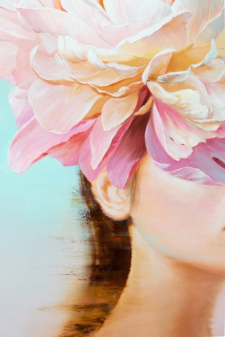 Pinturas Florales De Ira Volkova Adorno floral para la cabeza