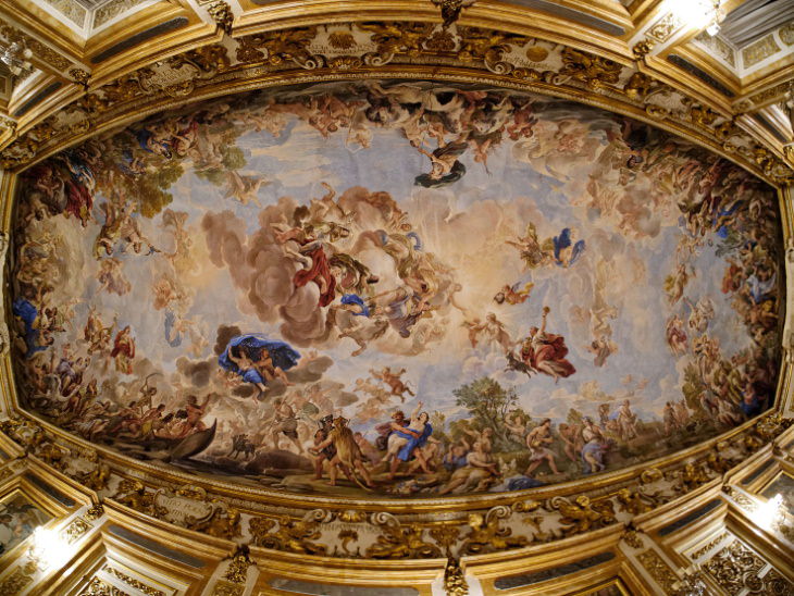 Interior del Palazzo Medici Riccardi - Florencia, Italia