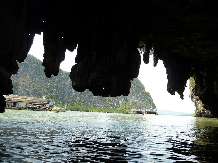 Cuevas marinas, Tailandia