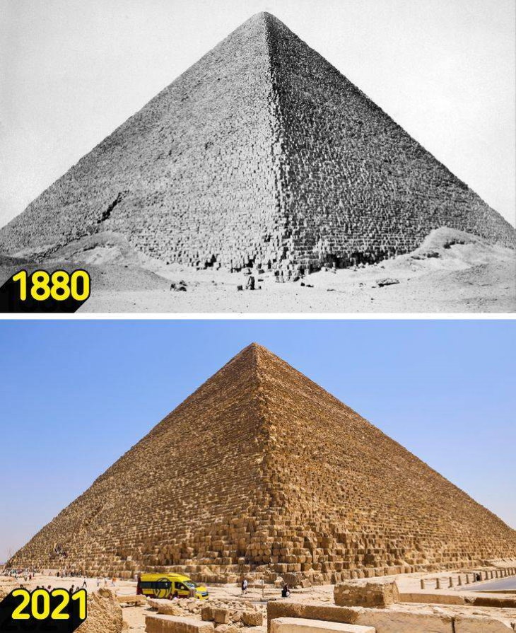 Destinos turísticos de entonces y de ahora La Gran Pirámide de Giza