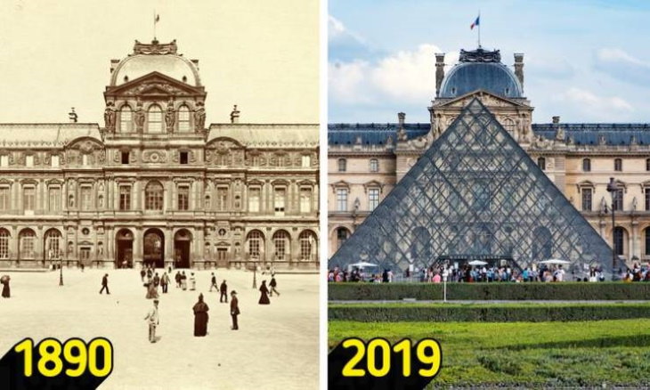 Destinos turísticos de entonces y de ahora Museo del Louvre, París, Francia