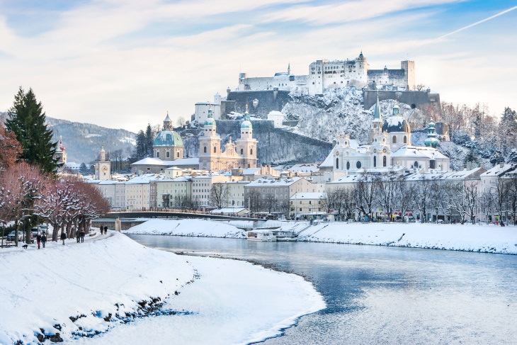 Ciudades Para Visitar En Invierno Salzburg, Austria