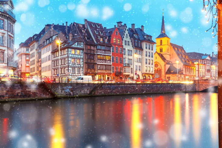 Ciudades Para Visitar En Invierno Estrasburgo, Francia