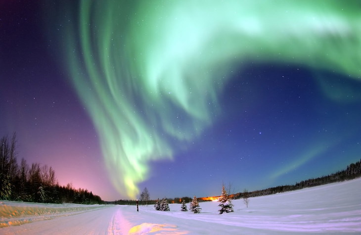 Ciudades Para Visitar En Invierno El Polo Norte, Alaska, EE. UU.