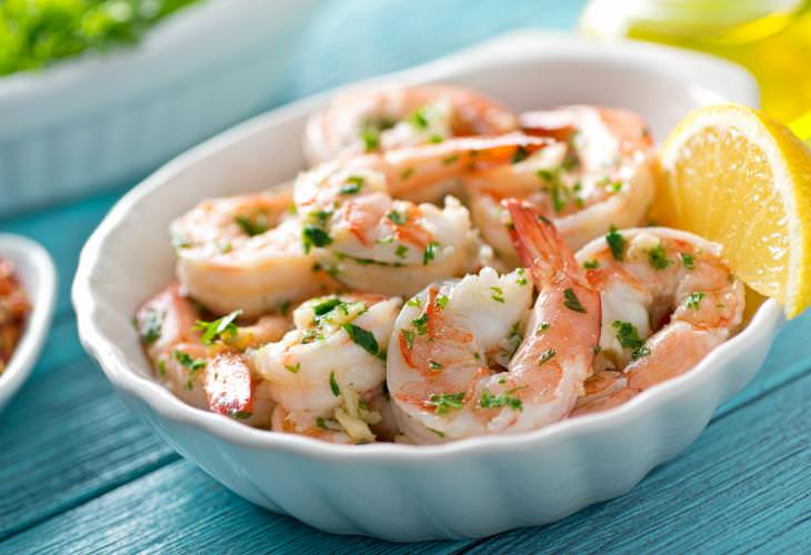 Nutritional Facts About Shrimp, antioxidant 