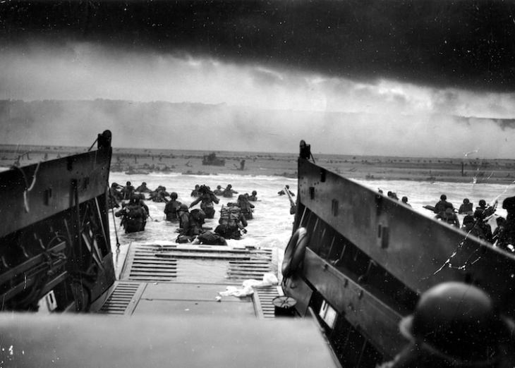 Fotos De Normandía De 1944 Desembarco en la playa francesa, Día D, 6 de junio de 1944.