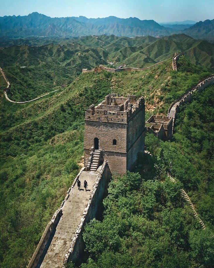 25 Fotos Aéreas Del Mundo  La Gran Muralla China, China