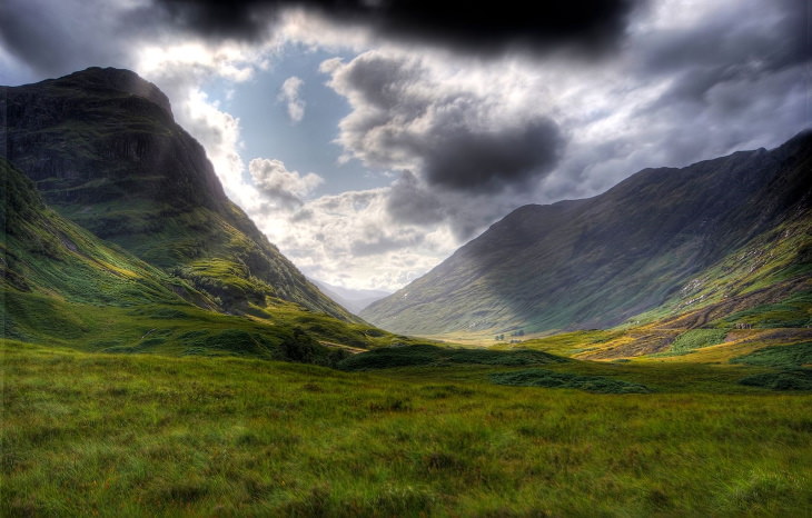 Lugares que visitar en Escocia, Valle  de Glencoe 