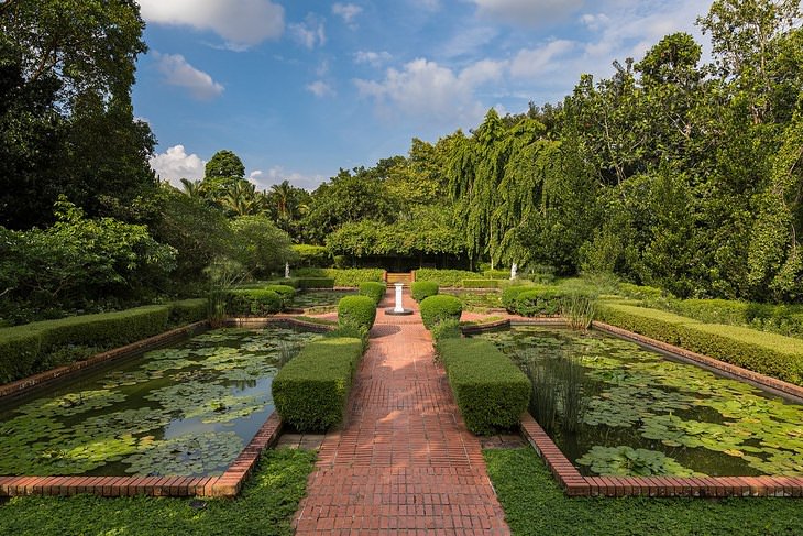Hermosos jardines: El reloj de sol del Jardín Botánico de Singapur