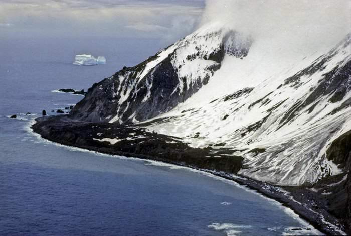 Bouvet isla volcánica
