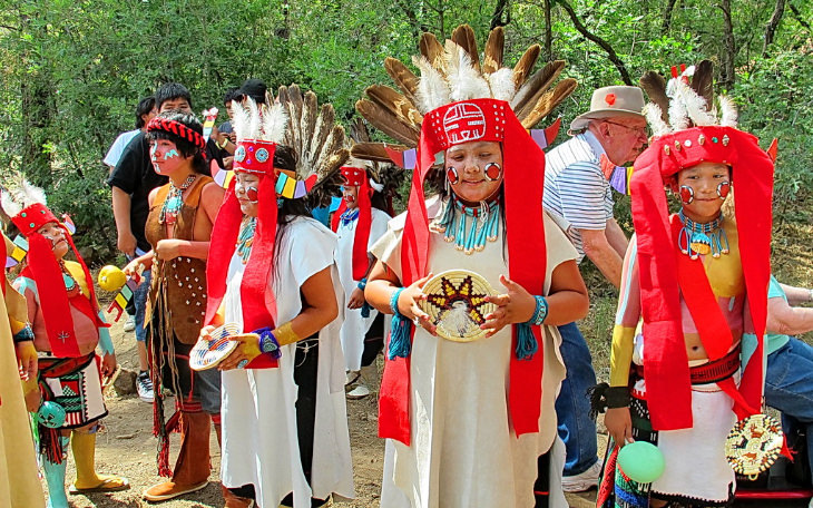 celebración del solsticio de invierno tribu Hopi en el norte de Arizona 