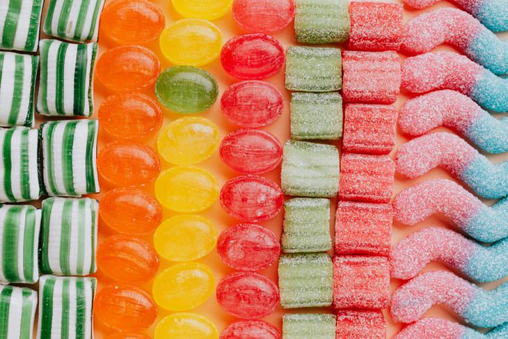 Cómo Revertir Los Efectos Dañinos Del Azúcar Caramelos de colores