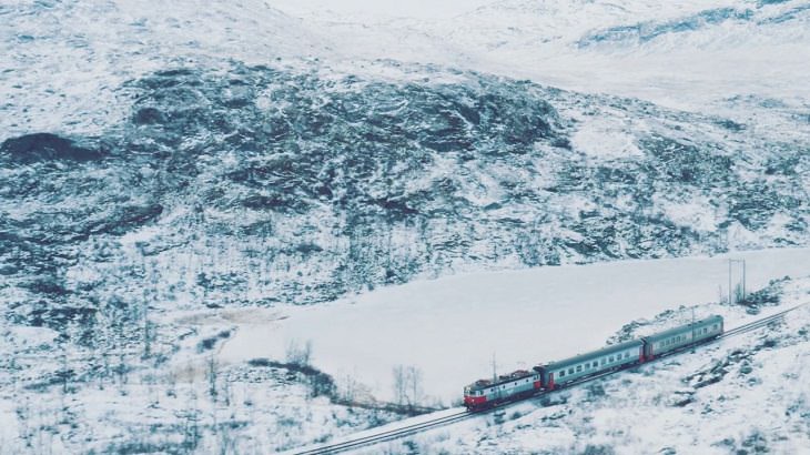 Paseos en tren de invierno, Tren del Círculo Polar Ártico