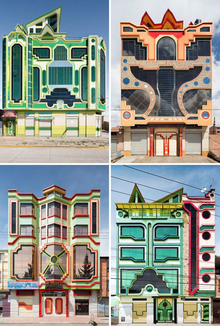 Hermosos Edificios Alrededor Del Mundo Coloridos edificios en El Alto, Bolivia