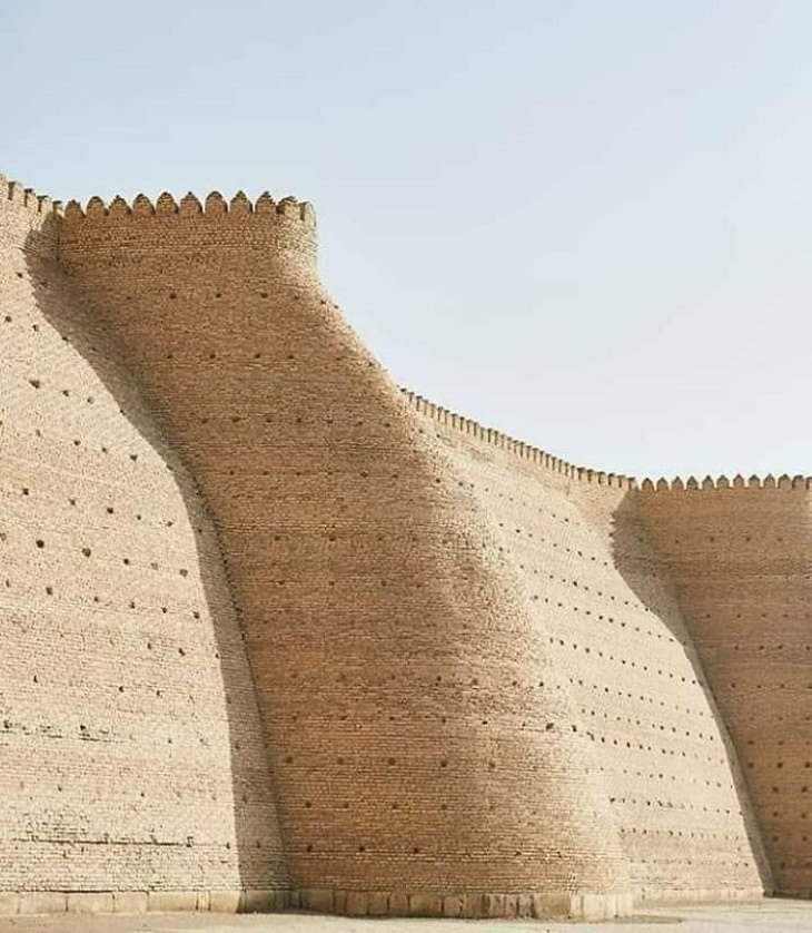 Hermosos Edificios Alrededor Del Mundo Dentro del Arca de Bukhara - una antigua fortaleza en Uzbekistán