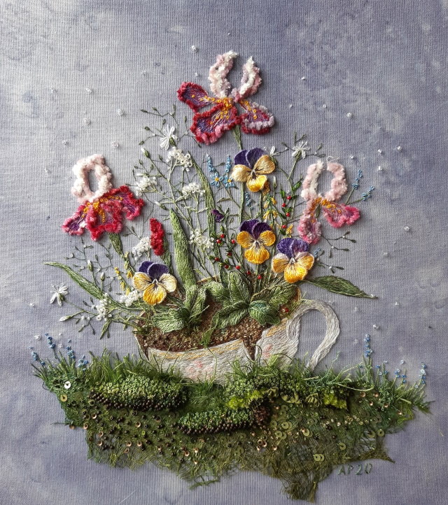 3D Embroideries by Rosa Andreeva