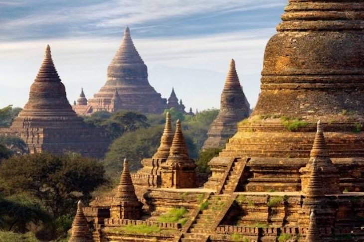 Imágenes Maravillas Del Mundo  Bagan, en Myanmar, tiene uno de los paisajes arquitectónicos más fascinantes del mundo