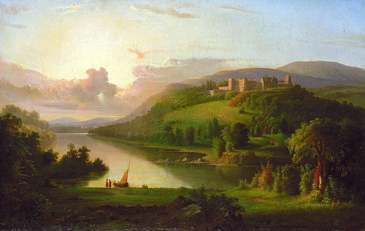 Robert S. Duncanson’s  8. "Scotch Highlands" (entre alrededor de 1848 y alrededor de 1852)