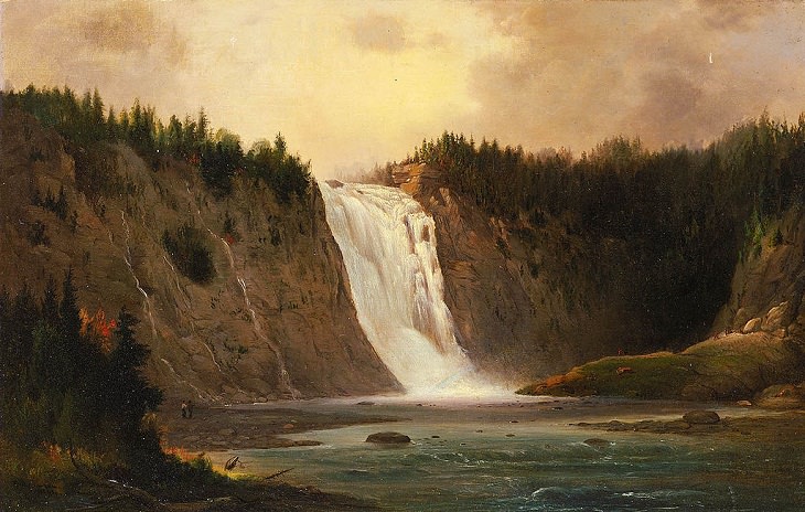 Robert S. Duncanson’s 6. "Cascada Mont Morency" (1864)