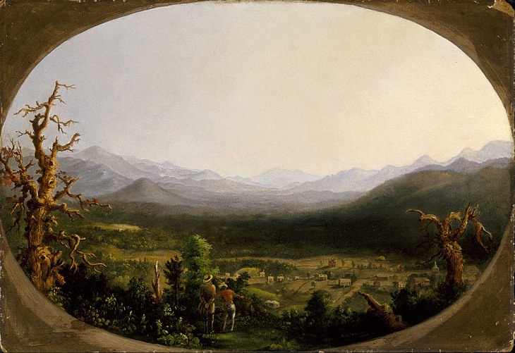 Robert S. Duncanson’s 4. "Una vista de Asheville, Carolina del Norte" (1850)