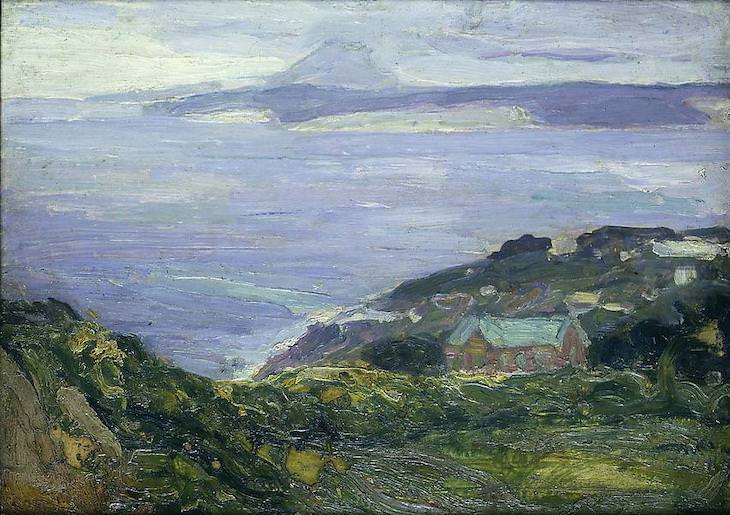 Pinturas De Henry Ossawa Tanner Paisaje costero, Francia, 1919