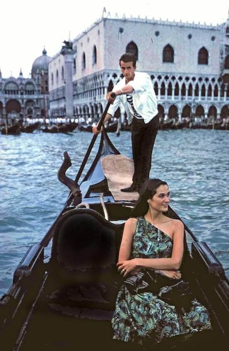 Fotos Personas Elegantes Del Pasado Mujer en Venecia en 1960
